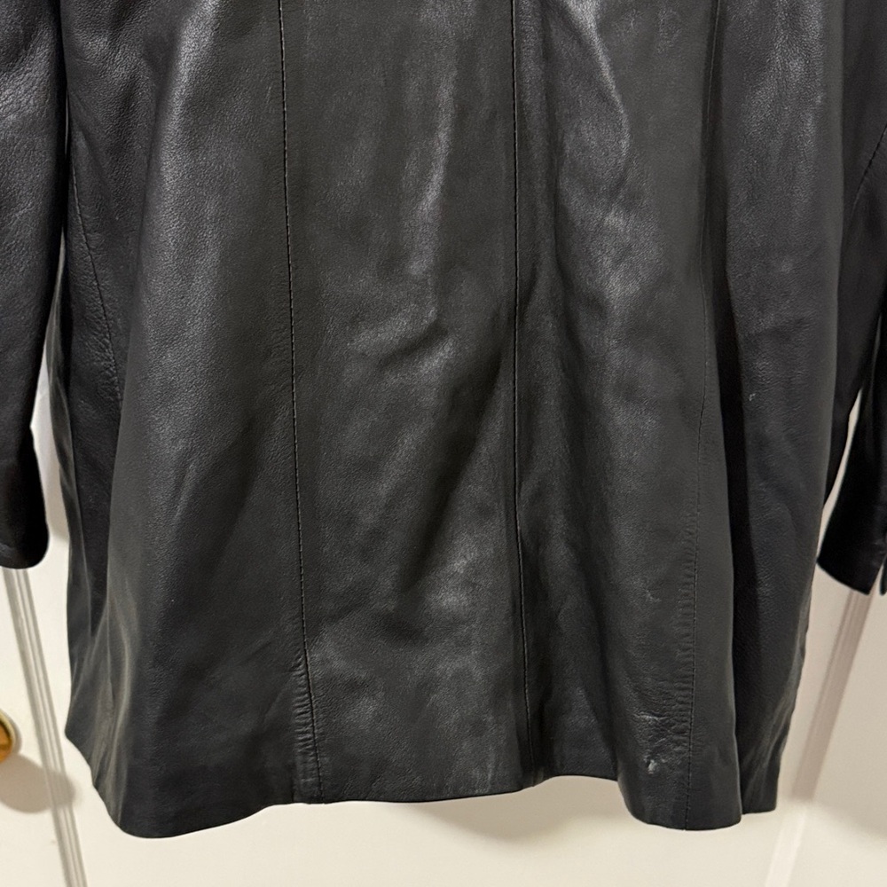 Bebe Black Leather Jacket - Picture 12 of 16